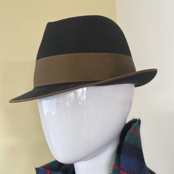 Vintage J. Wallnofer Baden Baden “Oxford” Waterproof Wool Fedora Hat - Picture 2 of 12